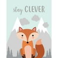 thumbnail image 2 of Robinson, Tamara 20x24 White Modern Wood Framed Museum Art Print Titled - Stay Clever Fox, 2 of 4