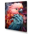 thumbnail image 2 of Designart "Elegant Harmony In Pink And Blue Feathers" Parrot Wall Art Prints, 2 of 7