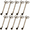 Brushed Gold-2, variant on Candle Wick Trimmer 2 Pack 7 Inch Stainless Steels For Candlesner And Less Soot