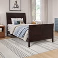 thumbnail image 2 of AFI Portland Twin Foundation Bed Frame with Matching Footboard, Espresso, 2 of 9