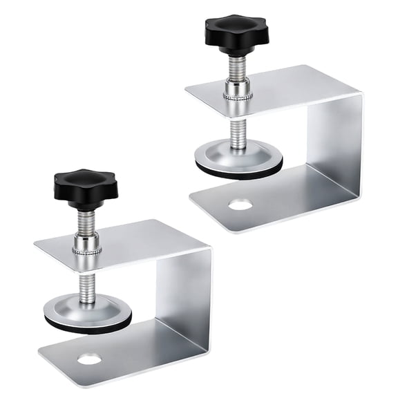 Corrosions Resistant Drawer Front Brackets With Nonslip Twist Caps Secure Cabinet Installation For Home Office Workshop