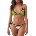thumbnail image 1 of Fotbe Fresh Sushi Traje de Baño para Mujer de Dos Piezas – Bikini Sexy de Tirantes Tipo Halter con Diseño Triangular, 1 of 6