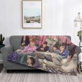 thumbnail image 2 of Mantas Kpop Star Stray Kids Singer Idol de franela para primavera/otoño, mantas ultrasuaves para ropa de cama, mantas para dormitorio, 2 of 5