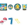 Pokemon Party Supplies Party Pack For 16 With Blue #7 Balloon