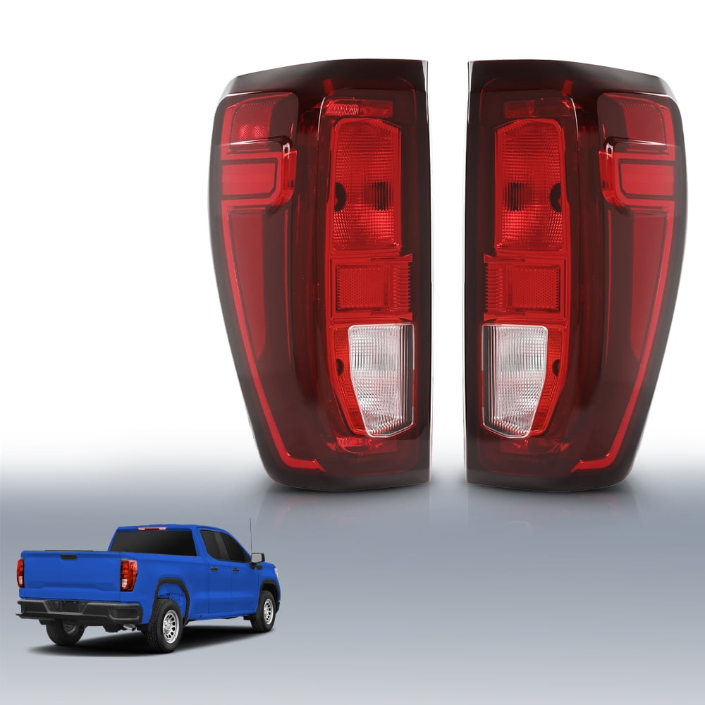 Pair Left&Right Tail Lights Lamps Fit For 2019-2023 GMC Sierra 1500 Factory Halogen