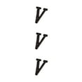 thumbnail image 1 of Guardoinrt Metal House Number Plaque Durable And Rustproof Easy To Install Not Easy To Fade Metal Letters House Numbers B17--V 3Set, 1 of 6