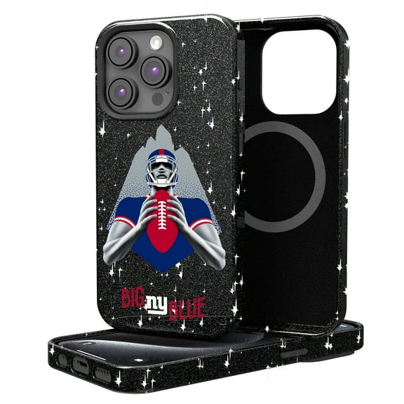Keyscaper Black New York Giants 2024 Illustrated Limited Edition Bling iPhone Case