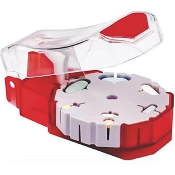Pill Cutter - Pill Splitters for Small or Large Pills - Cuts up to 14 Different Shaped Pills or Vitamins with Self-Retracting Blade