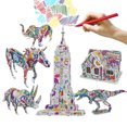 thumbnail image 1 of Gwong Juguete Niños DIY Graffiti Pintura Set 3D Regalo de juguete de rompecabezas tridimensional 3D Gwong 30006294, 1 of 7