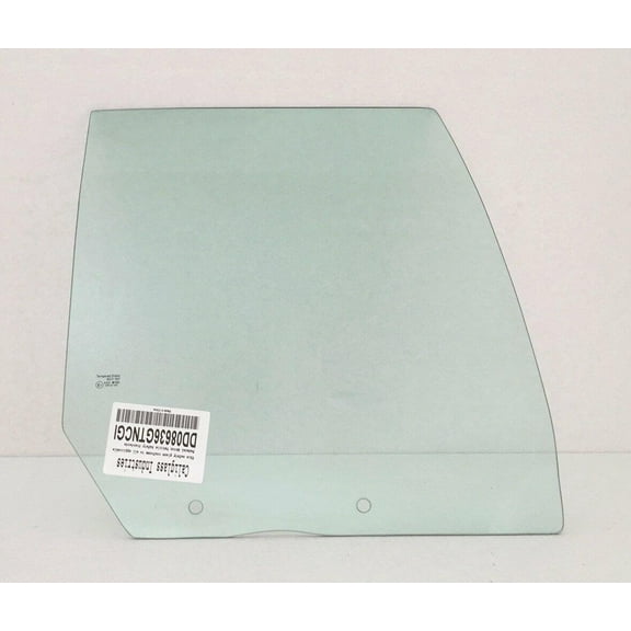 Passenger Right Side Rear Door Window Door Glass Compatible with Ford Crown Victoria 1998-2011 Models