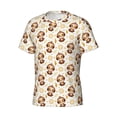 thumbnail image 3 of Rocae Sloth Yoga for Men's Moisture-Wicking Crew Tee - T-Shirt for Sports, Outdoor Activities, and Casual WearSmall, 3 of 9
