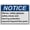 Warning Sign 1, variant on ANSI Private Property Sign No Trespassing Firearms Discharge Prohibited - 8"x12" Weatherproof UV Resistant Workplace Caution Sign