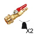 thumbnail image 1 of 2xBrass RV Winterize Adaptador De Soplado 1/4 ''macho De Aspersor De Enchufe Rápido, 1 of 8
