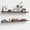 Walnut, variant on 36 Inches Long Floating Shelves Wall Mounted,2 Set Modern White Shelf for Bedroom,Nursery Book with Lip,Picture Ledge Decor Living Room Bathroom Kitchen-White,35.4 In