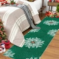 thumbnail image 3 of Christmas Area Rug, Non-Slip Washable Snowflake Living Room Rug, Soft Low Pile Rug Holiday Decor Xmas Floor Carpet for Living Room, Bedroom, 3 of 11