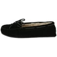 thumbnail image 2 of Minnetonka Women's Cally Slipper,Black,10 M US, 2 of 8