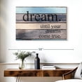 thumbnail image 3 of Elephant Stock Dreams And Ambitions Quotes Wall Art - Horizontal Canvas Wall Art - Living Room Wall Decor - Inspirational And Typography Canvas - Blue And Black Decor - 39" x 26", 3 of 8