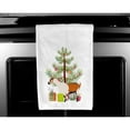 thumbnail image 3 of Carolines Treasures BB9247WTKT Alpine Goat Christmas White Kitchen Towel Set of 2 Dish Towels Teal 19 X 25" multicolor, 3 of 3