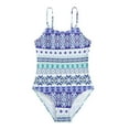 thumbnail image 2 of YUANZI Kids Swimsuits Girls One Pece Swimsuit Floral Printed Bathing Suit Kids Hawiian Beach Swimwear Sport Haler Uick Dry UPF 50, 2 of 6