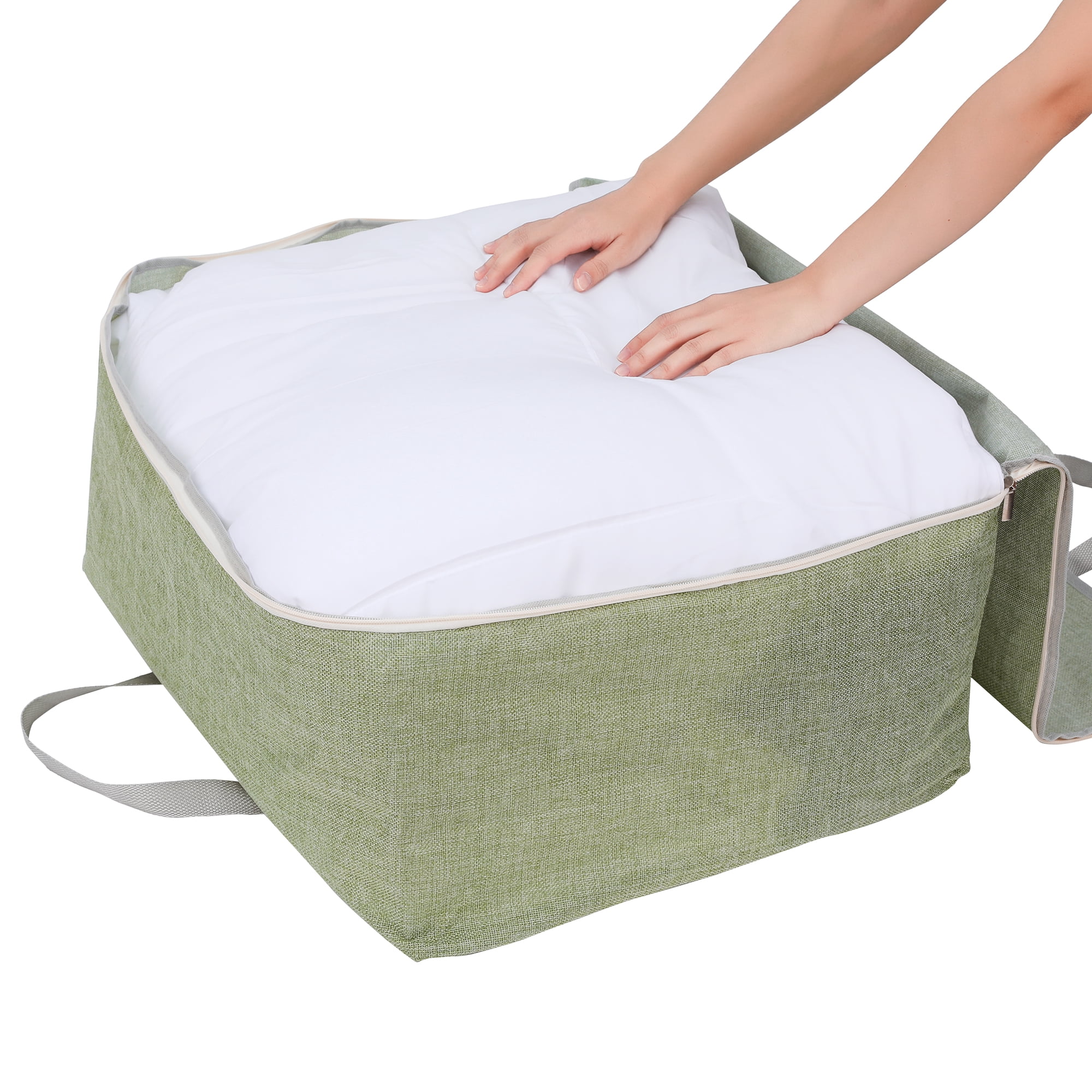 Unique Bargains 1 Pack Clothes Storage Bags Moving Bags Green 23*11*18in