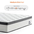 thumbnail image 5 of Vumece Full Size Mattress, 10 Inch Medium Firm Full Mattress in a Box, Hybrid Mattress with Individually Pocketed Coils for Targeted Support, Motion Isolation, CertiPUR-US Certified, 5 of 11