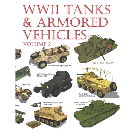 WWII Tanks & Armored Vehicles: Volume 2 (Paperback)