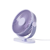 Kezqiaxn Portable Fan Desktop Fan New Usb Ceiling Fan Cool Student Dormitory Mini Multi-Functional Silent Fan Purple