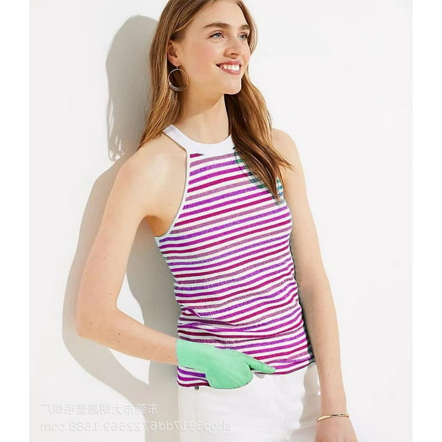 Womens Tops Sleeveless Halter Racerback Summer Basic Tee Shirts Cami Tank Tops Beach Blouses