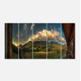 thumbnail image 2 of Vue Extérieure de la Chambre d'Hôtel - Impression sur Toile Paysage, 2 of 3