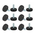 thumbnail image 3 of 12 Uds. Niveladores de pies de muebles de rosca de 1/4 "soporte de pies niveladores de rosca accesorio de 200 tornillo roscado para Bar escuela, 3 of 8