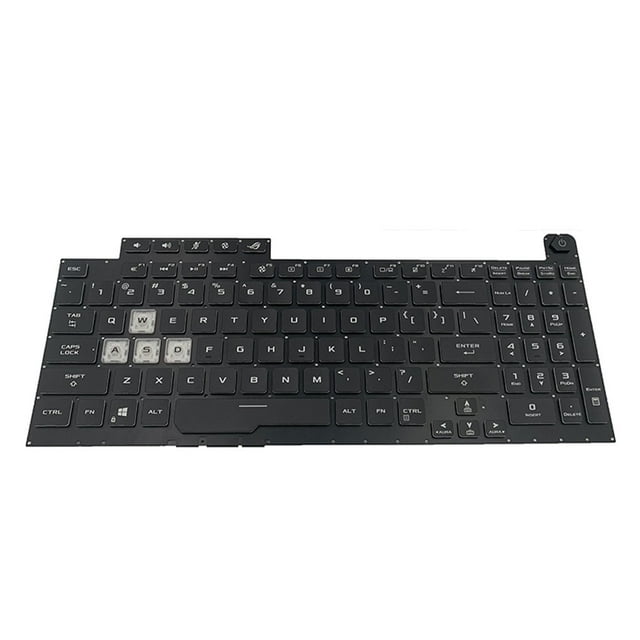 Clavier Rétroéclairé RGB pour Ordinateur Portable Appareil d'Entrée Rétroéclairé Remplacement pour ROG Strix G731