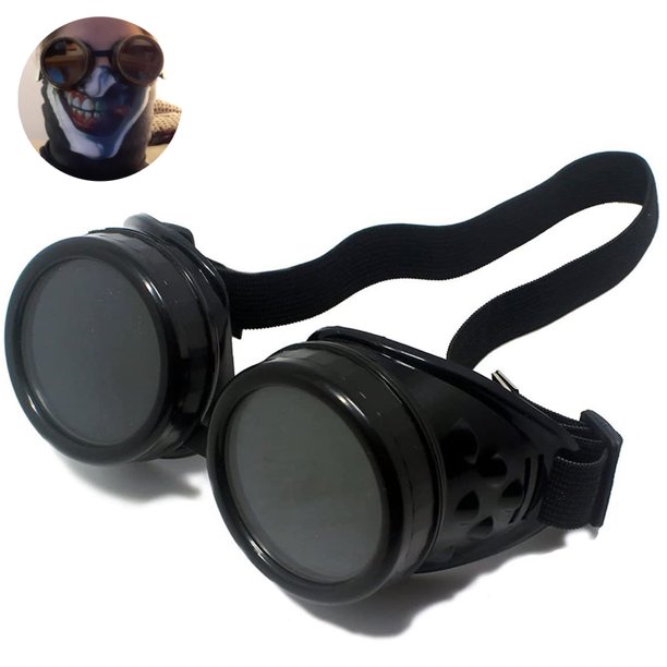 Nueva venta Vintage Steampunk gafas gafas Cosplay Punk gótico Ormromra 221662-3
