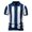 Navy, variant on Afdoent Golf Polo Shirts For Men Stripe Print Short Sleeve Polo Shirt Top Leisure Fashion Vacation Classic