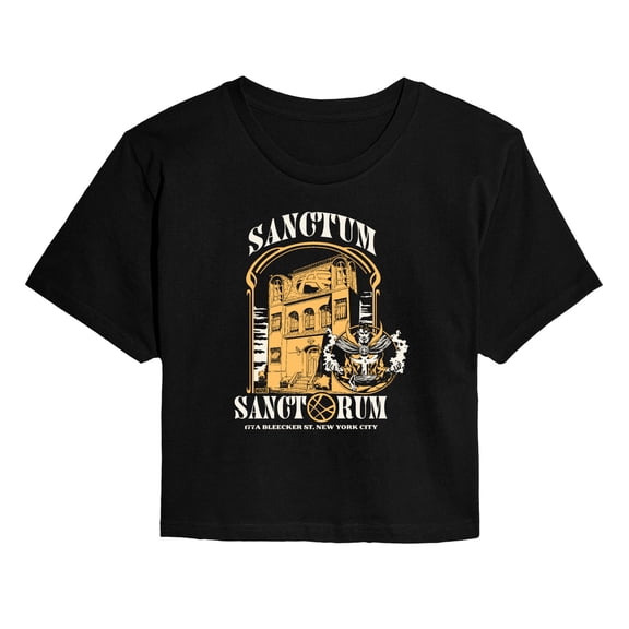 Marvel - Dr. Strange Sanctum Sanctorum - Juniors Cropped Graphic T-Shirt