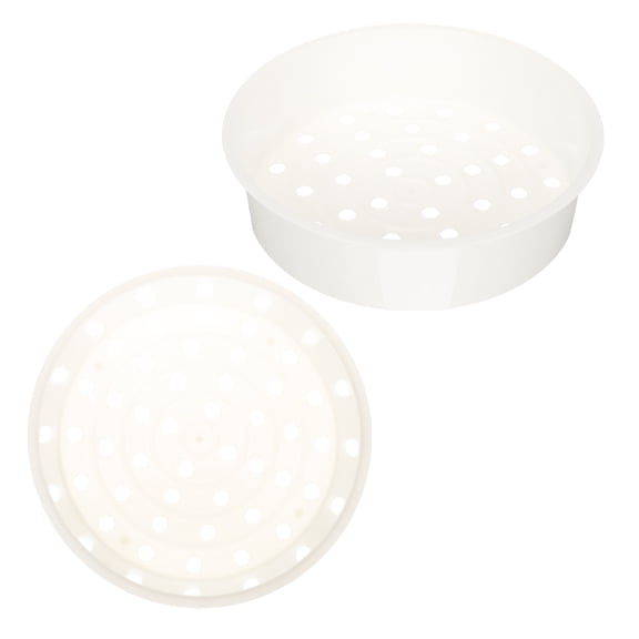 UPOUART Rice Steamer Basket White 2Pcs 8.84X8.84X2.28in