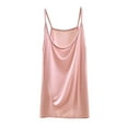 thumbnail image 2 of Summer Plus Size Tops For Women Causal Solid Color Loose Sleeveless Crew Neck Pullover Blouse Camisoles Oversized Women Tank Top Under $6 Pink L, 2 of 7