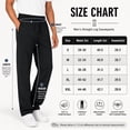 thumbnail image 6 of ASUDESIRE Men's Sweatpants Fleece Straight Active Athletic Pants Running Workout Gym Pants with Pockets, 6 of 6