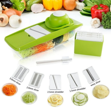 Mandolin Trios - Lifewit Super mandolin Slicer Plus Vegetable Fruit Dicer Cutter Chopper Nicer Grater ABS