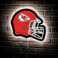 thumbnail image 2 of Kansas City Chiefs LED Helmet Tabletop Sign, 2 of 5