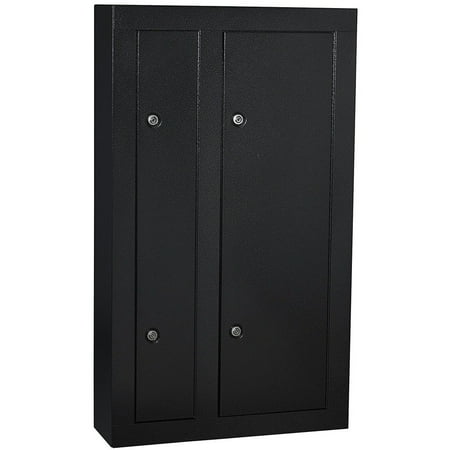 homak 8-gun double door steel gun cabinet - walmart