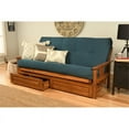 thumbnail image 2 of Kodiak Furniture Monterey Full Futon with Suede Fabric Mattress in Blue/Barbados, 2 of 3