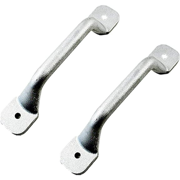 2PCS Boat Cleat Grab Rail Handles Aluminum Fishing Rowboat Duck Jon Boat Row Boat Transom Handles