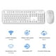 thumbnail image 2 of Combo de teclado y ratón inalámbricos FOPETT 104 teclas blanco, 2 of 7