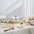 thumbnail image 3 of BRIGHTFUFU 1 Set Two Flavor Hot Pot Tempered Glass Quick Heating for Cooking Enthusiasts, 3 of 8