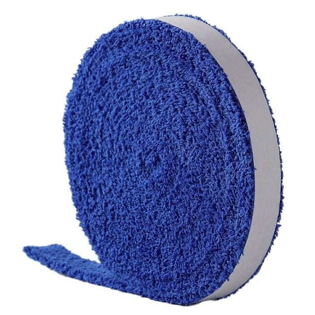 GLFILL 1 Reel 10m Towel Glue Grip Badminton Tennis Racket Overgrips Tape Racket Grip Grip Non-slip Tape Band Sweat Badminton blue