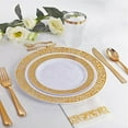 thumbnail image 5 of Balsa Circle Clear with Gold Rim 25 Pieces 10 oz Disposable Plastic Cups, Wedding Reception Party Buffet Catering Tableware, 5 of 8