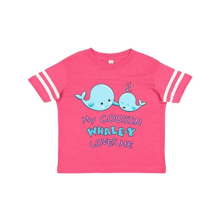

Inktastic My Cousin Whale-y Loves Me Gift Toddler Boy or Toddler Girl T-Shirt