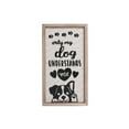thumbnail image 1 of Framed Only My Dog Understands Me Sign, 1 of 3