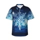 thumbnail image 3 of Camisa hawaiana con estampado de flores en 3D para hombre, informal, con botones, para playa, vacaciones, cubana, camisetas para hombre, blusas, 3 of 5