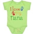 thumbnail image 3 of Inktastic I Love My Nana Boys or Girls Baby Bodysuit, 3 of 5